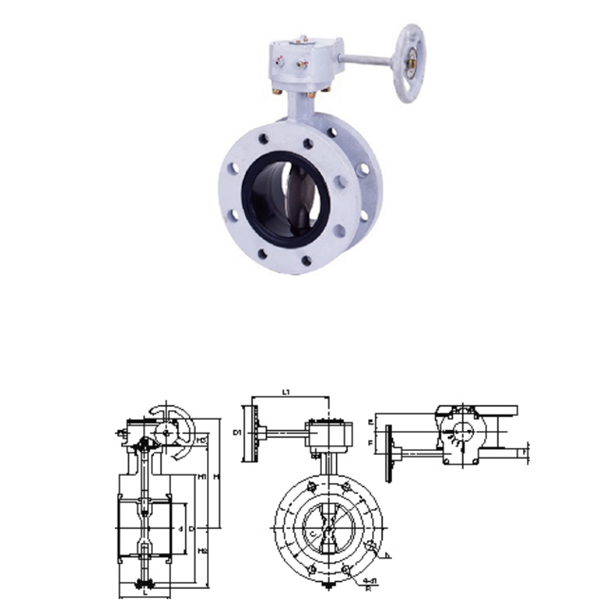 KITZ開滋10K杠桿式10FJUF蝶閥10FJUF-100A