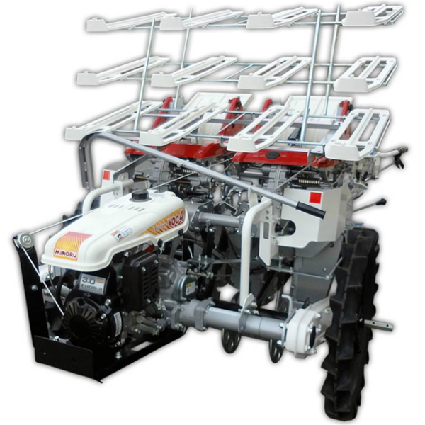 MINORU日本步行式4行大蔥移栽機VOC4