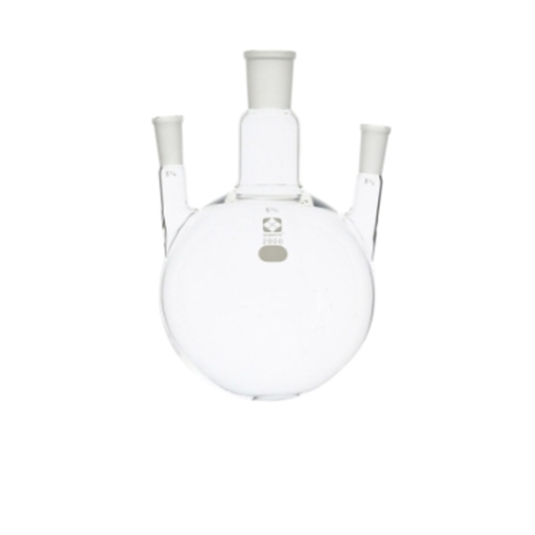 日本SIBATA柴田科學滑動三口圓底培養瓶 005360-15100