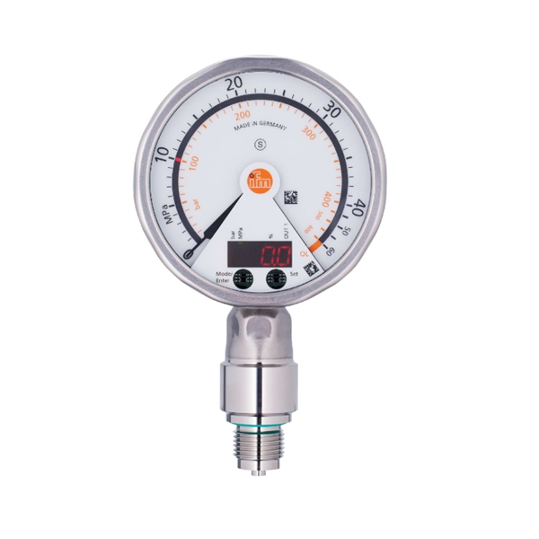 德國IFM易福門帶模擬顯示屏的齊平式壓力傳感器PG2433 PG-025-REB12-MFRKG/US/ /P