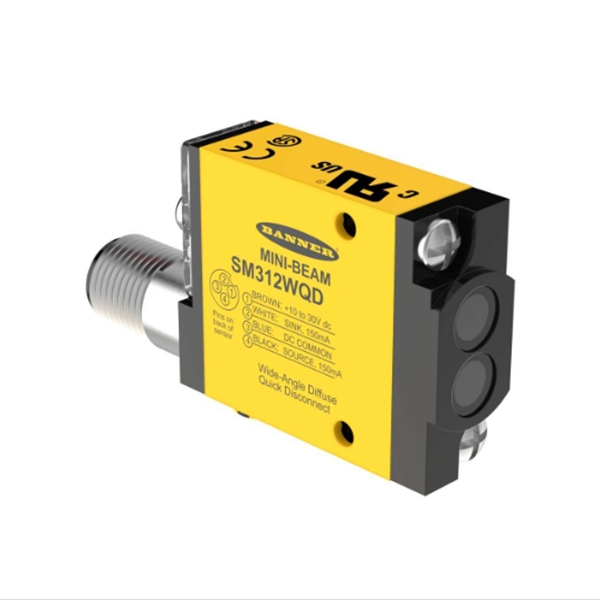 BANNER邦納美國MINI-BEAM系列光電傳感器 SM312CVBMHSQD