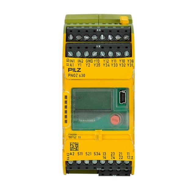 PILZ皮爾茲德國安全繼電器  PNOZ s4 24VDC 3 n/o 1 n/c